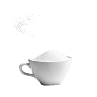 Sugar spilling from a cup against a Transparent background creates a dynamic visual effect, Salt Or Sugar Spilling Out The Cup, background png
