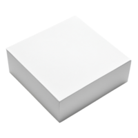 Minimalist square box on Transparent background ideal for packaging and storage solutions, Square isolated on background png