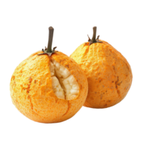 Santol fruit displayed on Transparent background showcasing unique texture and appearance, Santol fruit isolated on background png