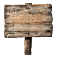 Rustic wooden sign board with weathered texture isolated on Transparent background for creative projects and signage, rustic wooden sign board isolated on background or white backgroud png