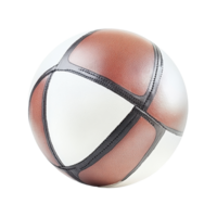 Volleyball displayed on a Transparent background emphasizing its design and texture, Volleyball isolated on png