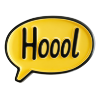 Bright yellow hello sign with speech bubble on a white wall inviting conversation and connection, yellow hello sign with a speech bubble, Transparent background png