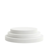 Round podium design isolated on Transparent background for displaying products and presentations, Round podium isolated on png