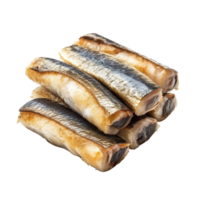 Salted herring rolls prepared for traditional meals and gourmet dishes with a focus on flavor, Salted herring rolls isolated on Transparent background, background png