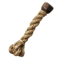 Rustic rope twist with handled wooden tool for crafting and DIY projects in a cozy workshop setting, Rustic Rope Twist with Handled Wooden Tool, Transparent background png