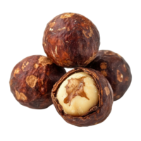 Soap nuts isolated on a Transparent background showcasing their natural texture and color, Soap nut isolated on background png