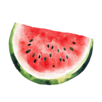 Fresh watermelon slice isolated on Transparent background creating a vibrant and refreshing composition, Watermelon seeds isolated on background png