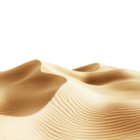 Sand dunes create tranquil isolation in a serene landscape, Sand dunes isolated on Transparent background, background png