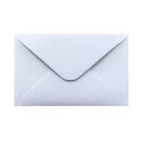 White envelope isolated against a clean Transparent background for professional or personal use, background envelopeisolated on background png