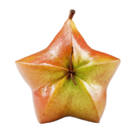 Star apple displayed on Transparent background showcasing its unique star shape and vibrant colors, star apple isolated on background png