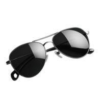 Stylish sunglasses resting on a clean Transparent background ideal for summer fashion and accessories, sunglasses on a isolated on background file, background png