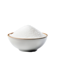 zout of suiker morsen van een kom Aan een transparant achtergrond creëert een boeiend zichtbaar Scherm, zout of suiker morsen uit een schaal, achtergrond png