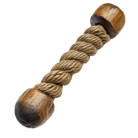 Rustic rope twist tool with wooden handles for various crafting and outdoor activities, Rustic Rope Twist with Handled Wooden Tool, Transparent background png
