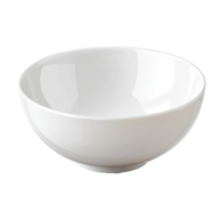 White bowl placed on transparent background for versatile culinary presentations and designs, white bowl isolated on transparnt png