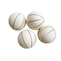 Volleyballs arranged on a clean Transparent background showcasing their distinct texture and design, Volleyballs with png