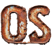 Weathered rusted sign displaying the word cost in faded white letters on a distressed metal background, rusty sign with the word cost painted on it, Transparent background png