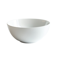 Elegant white bowl placed on a soft Transparent background enhances minimalistic design aesthetic, white bowl on background png