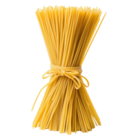 Spaghetti pasta bundle isolated on Transparent background ready for cooking and culinary creations, Spaghetti pasta isolated onisolated on background png