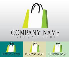A straightforward and elegant shopping bag symbol. vector