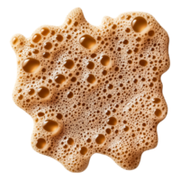 mousse texture sur surface avec bulles et marron teinte png
