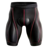 Men's Compression Shorts with Red Accents for Athletic Performance png