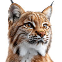 Wild lynx with tufted ears symbolizing mystery and the quiet resilience of the elusive forest predator png