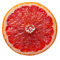 Juicy red grapefruit sliced in half symbolizing freshness and the tangy delight of vibrant citrus fruit png