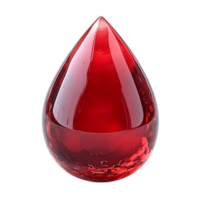 Red liquid drop symbolizing vibrant intensity bold presence and a dynamic element in modern design themes png