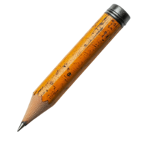 Wooden pencil with a sharpened graphite tip and a hexagonal body representing creativity knowledge and the essential writing tool used for drawing sketching and recording thoughts on paper png