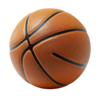 Classic orange basketball with black lines symbolizing sports competition and the dynamic energy of fastpaced games played on courts with skill and precision png