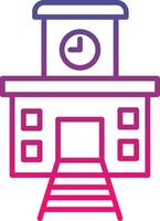 Train Station Icon Design vector