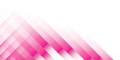 Abstract geometric white and pink color background with straight lines. vector