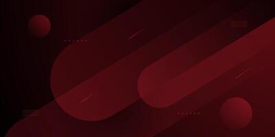 Abstract dark red dynamic pattern background. Circle shape geometric pattern. vector