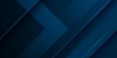Abstract futuristic dark blue background. Simple triangle and overlap square shapes with lights pattern. vector