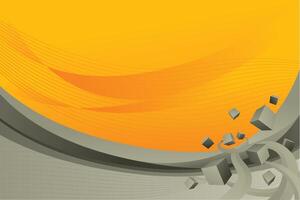 abstract background with orange and gray shapes vector