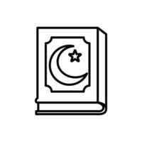 quran icon design template vector