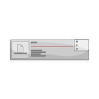 Print Queue illustration vector