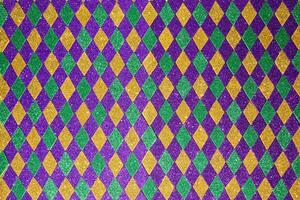 Glittering Harlequin Pattern. Mardi gras background photo