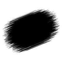 Grunge paint brush blob backdrop abstract or chalk crayon dirty background splash element design, grungy splatter texture, stipple paintbrush ink for artistic text copy space black and white vector