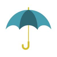 an umbrella with a yellow handle on a white background vector