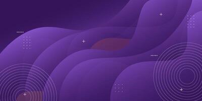Abstract dark geometric purple wave 3D background. Wave color background. Fluid shape composition. eps10 vector