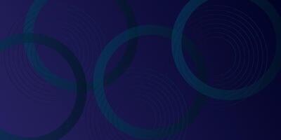 Dark blue circle pattern with 3D background. Abstract template and modern stylish texture background. illustration eps10 vector