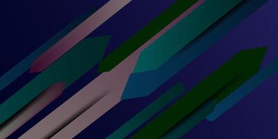 dark blue dynamic colorful with decorative shapes arrow light and shadow background. eps10 vector