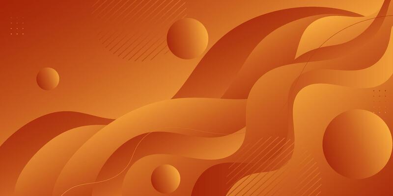 Modern abstract orange wave background with colorful bright gradient. Abstract geometric pattern simple background design for banner, brochure,presentation, and business card. Eps10