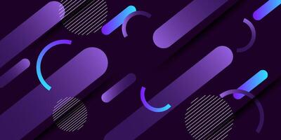 Abstract purple gradient background with simple purple rectangle pattern in 3D view. Dynamic and luxurious design. eps10 vector