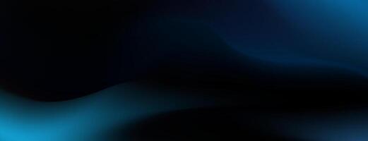 Abstract dark background with deep blue waves vector