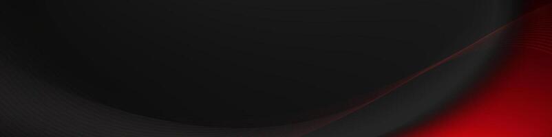 Abstract background with a flowing red and black gradient vector