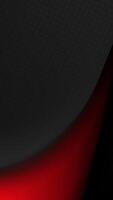 Vertical abstract background with a flowing red and black gradient vector
