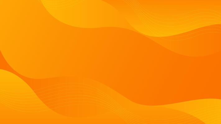 Abstract orange gradient fluid wave background. Modern wallpaper
