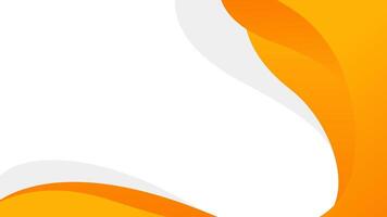 Abstract orange fluid wave background. Modern dynamic wallpaper. Design for banners, templates, posters, sales, business cards, ads, events, web, and pages vector